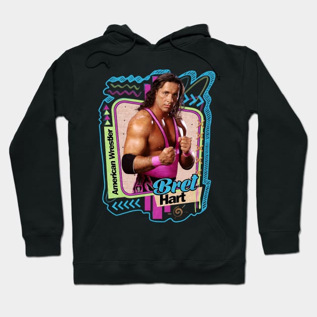 Bret Hart - Pro Wrestler Hoodie by PICK AND DRAG